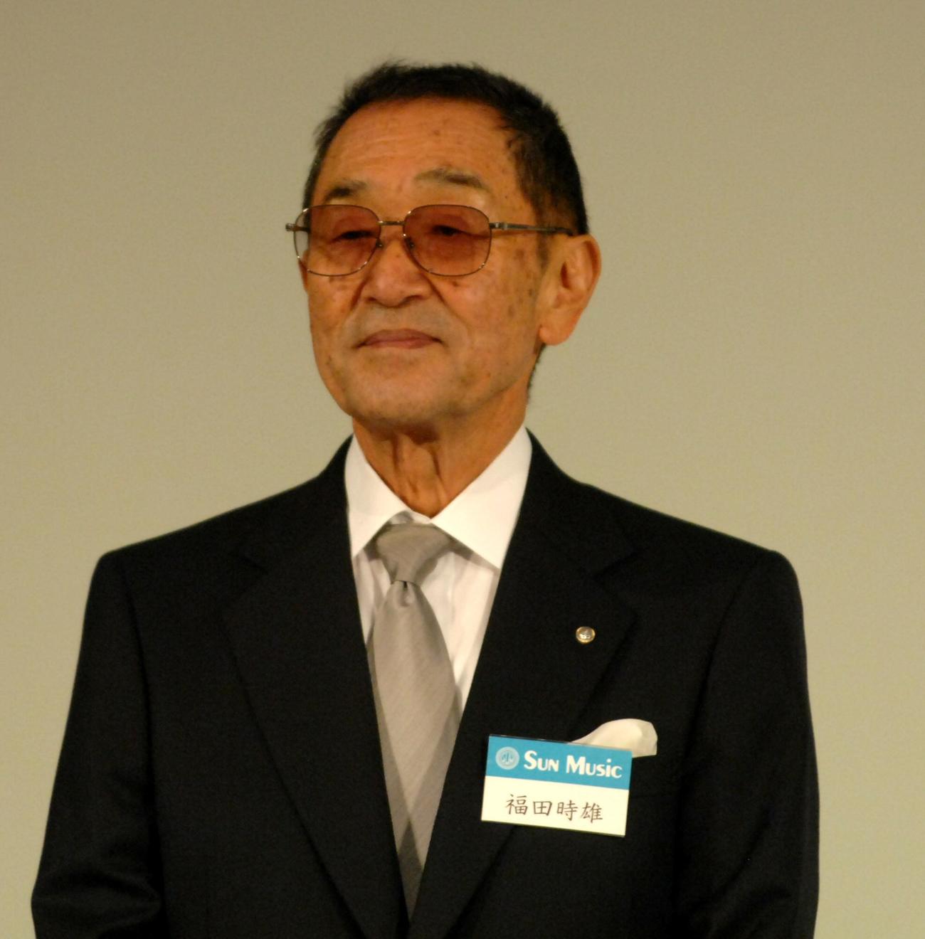 サンミュージック福田時雄氏（2007年11月撮影）