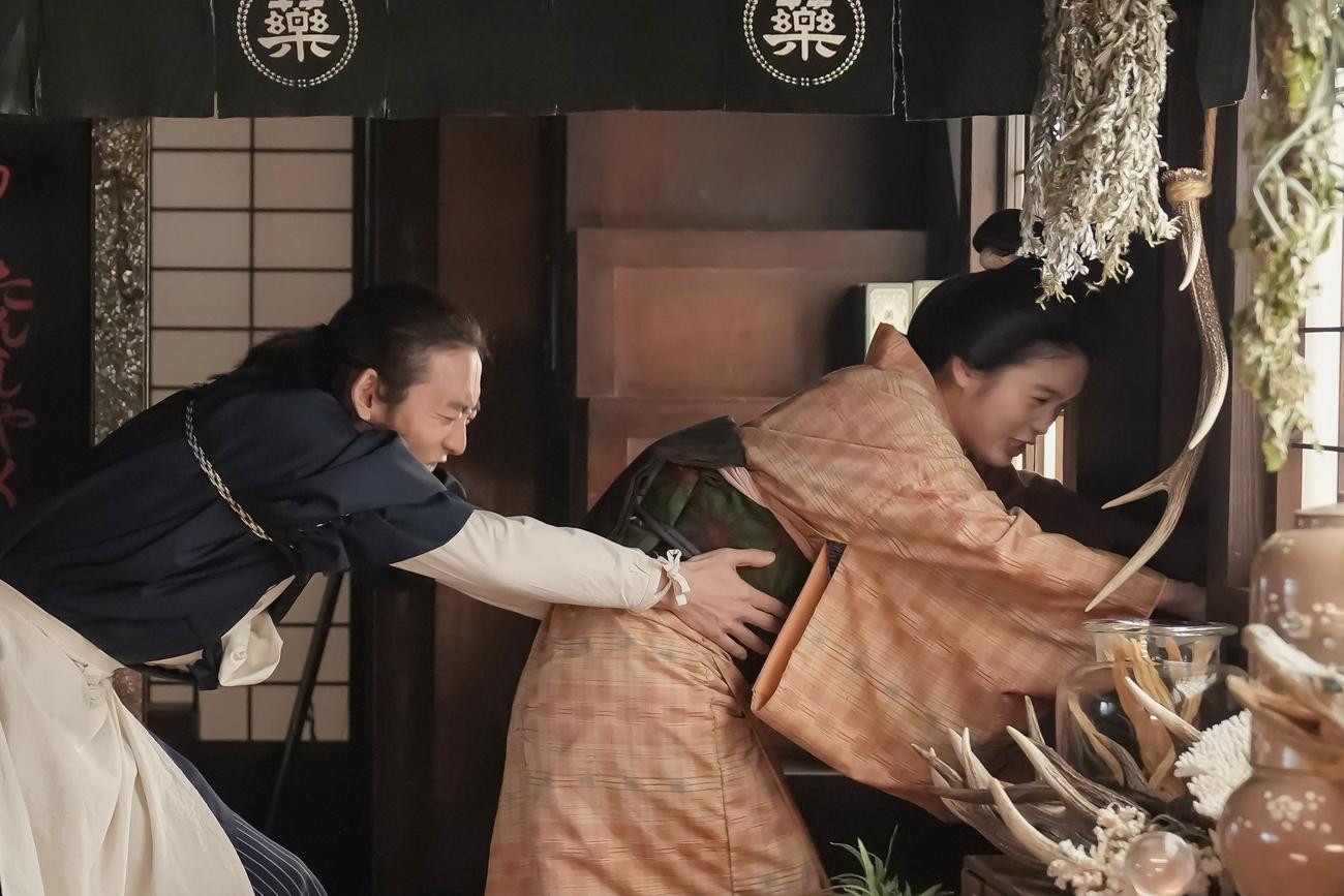 NHK連続テレビ小説「ばけばけ」の1場面（C）NHK