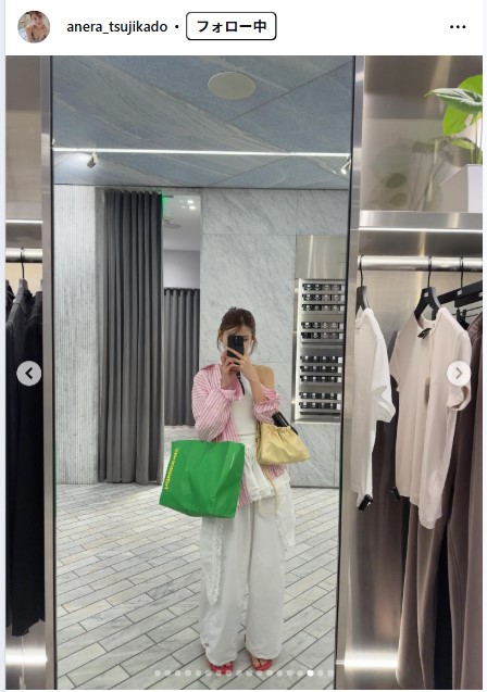 辻門アネラのインスタグラムから