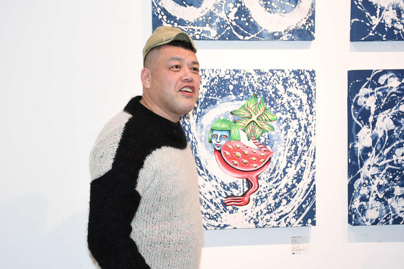 野性爆弾くっきー！（撮影・阪口孝志）