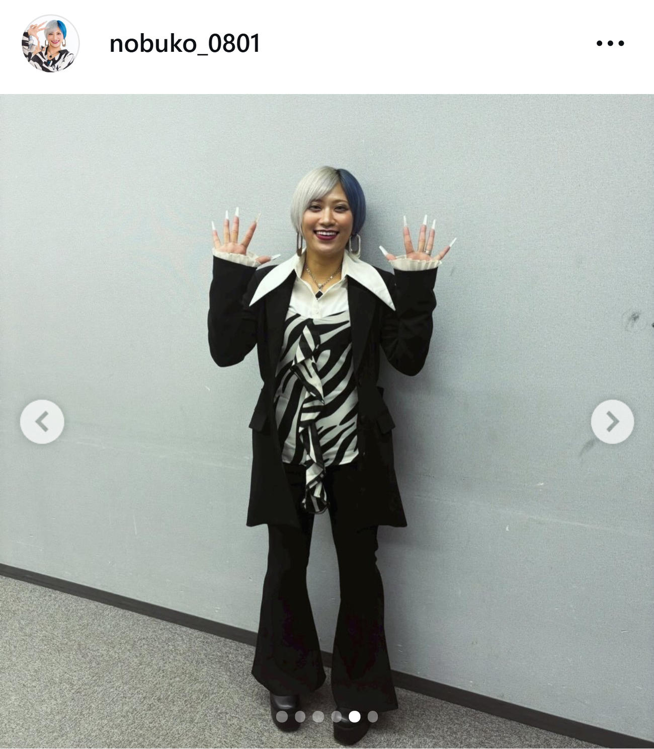 ぱーてぃーちゃん信子のインスタグラムから