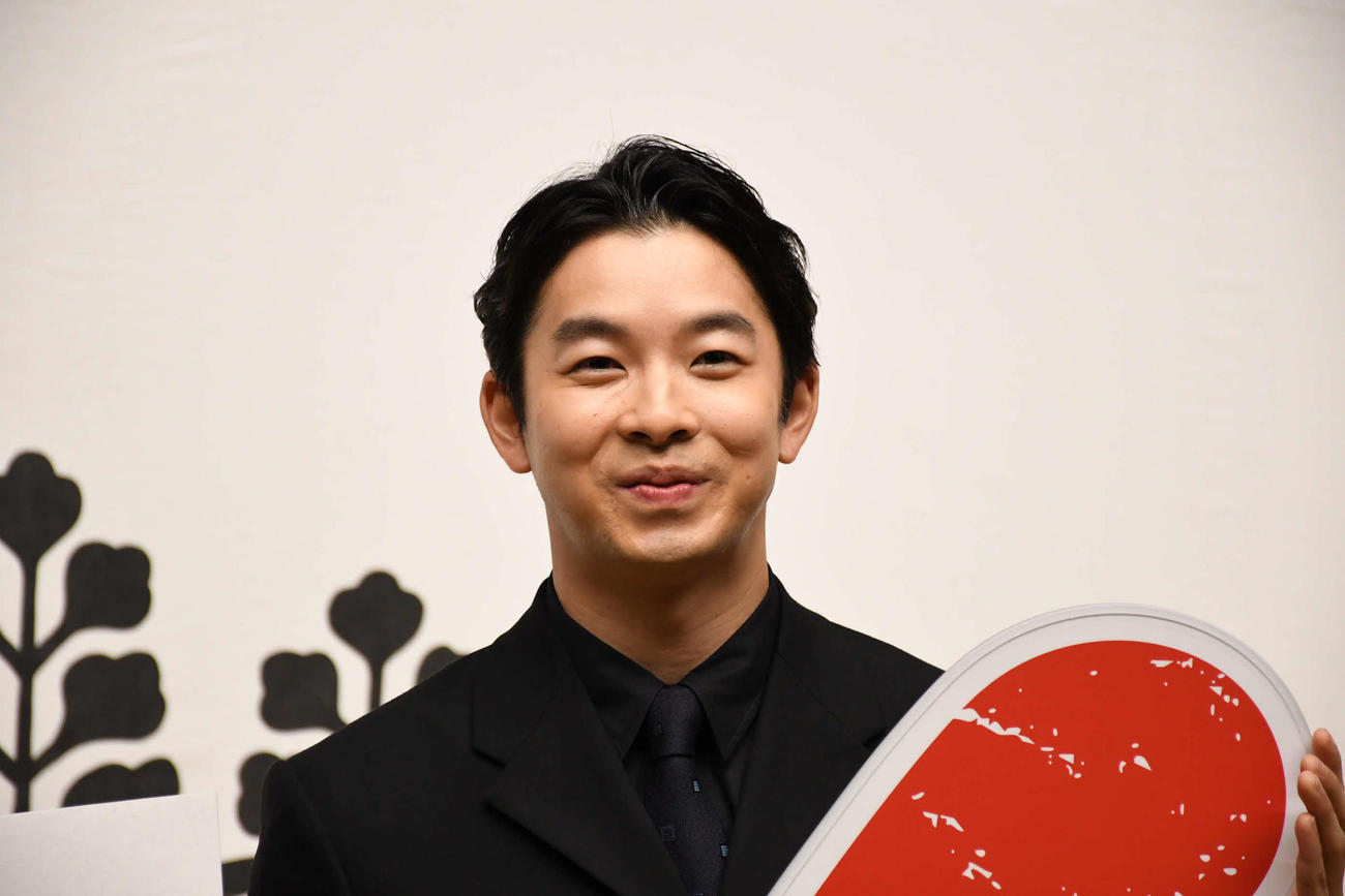 大河ドラマ「豊臣兄弟！」のトークイベントに登壇した仲野太賀（撮影・阪口孝志）