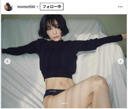 新田桃子のインスタグラムから