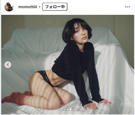 新田桃子のインスタグラムから