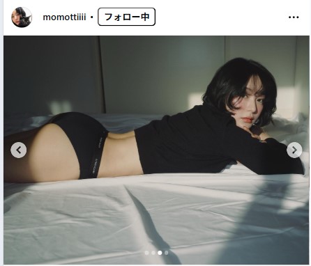 新田桃子のインスタグラムから