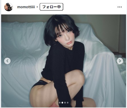 新田桃子のインスタグラムから