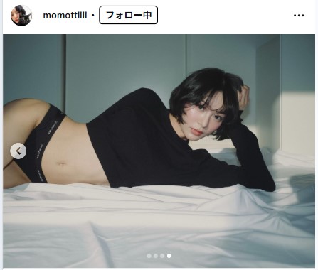 新田桃子のインスタグラムから