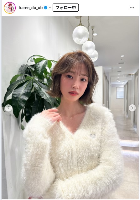 橘香恋のインスタグラムから