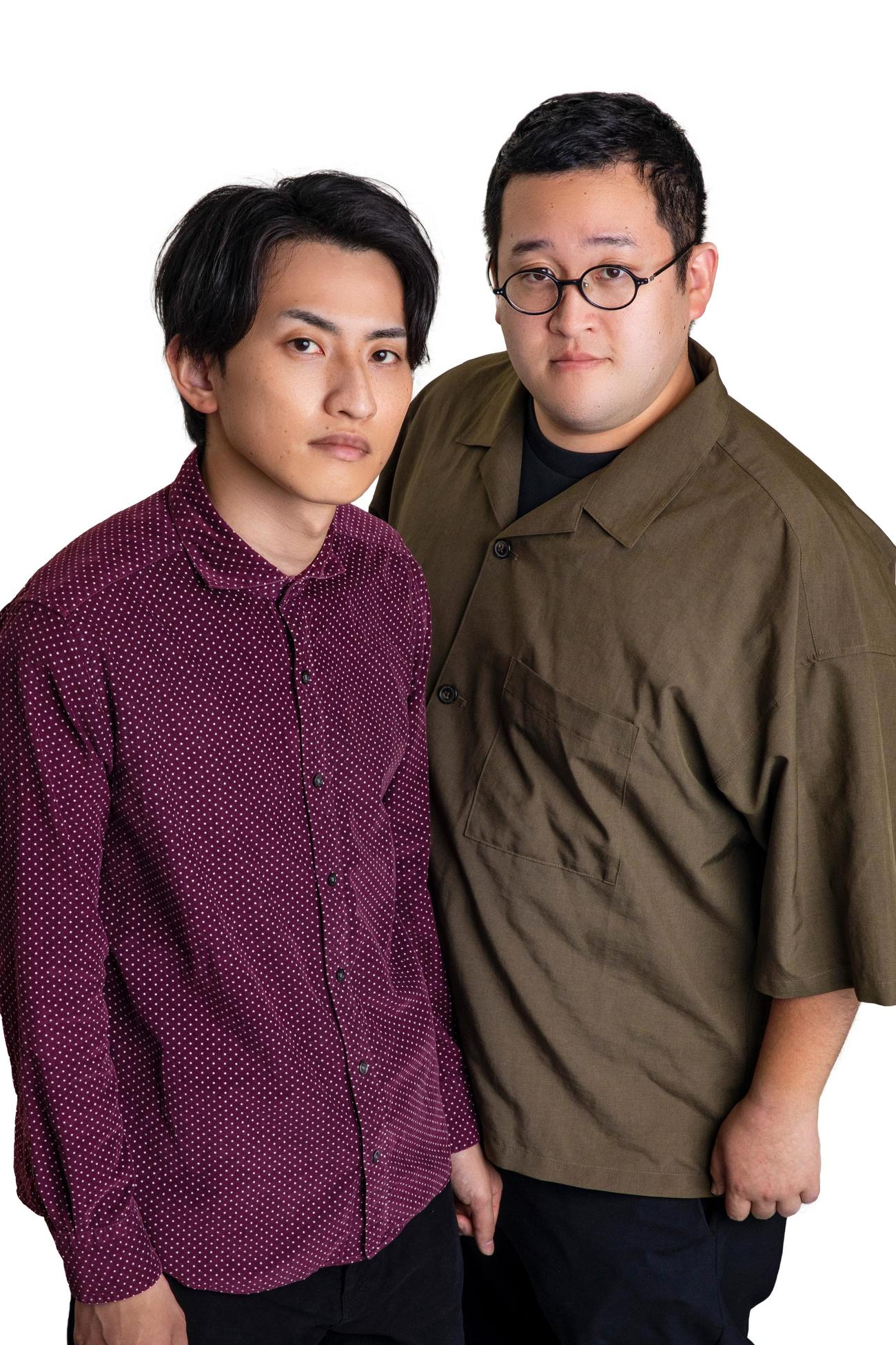 春とヒコーキの土岡哲朗（左）とぐんぴぃ