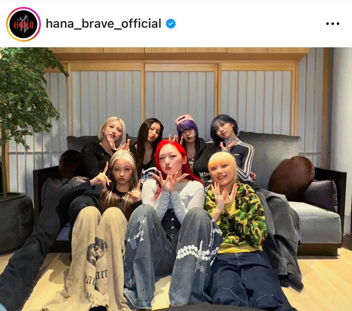 HANAのインスタグラムから