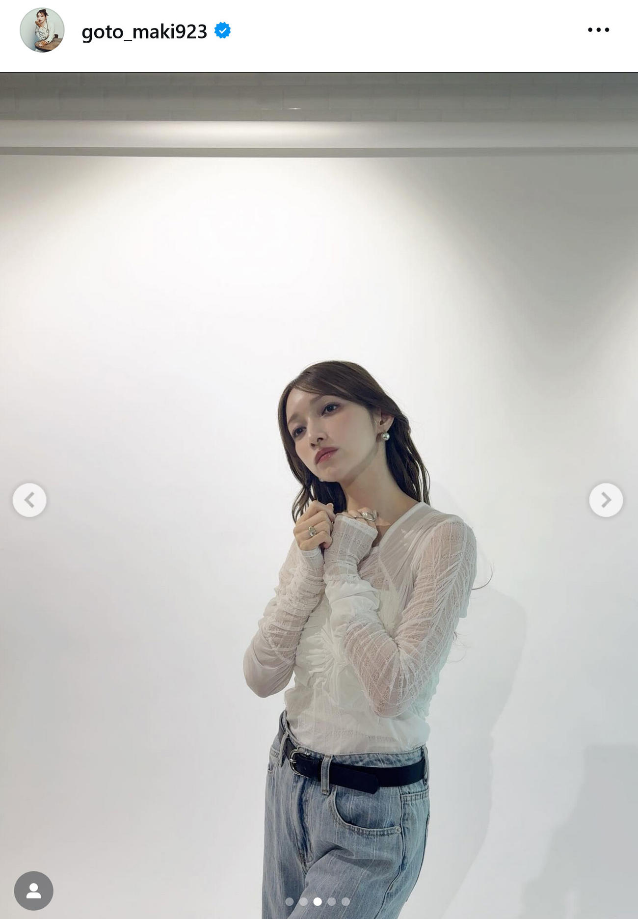 後藤真希のインスタグラムから