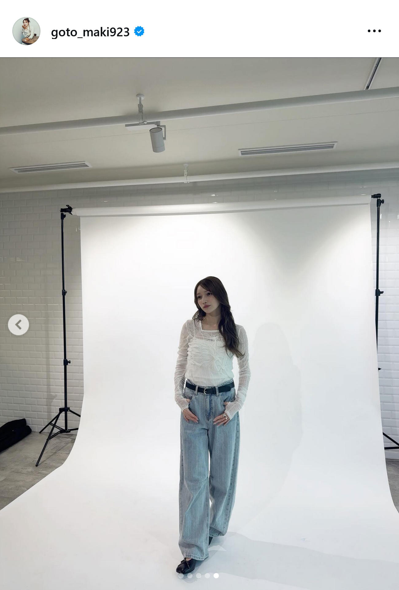 後藤真希のインスタグラムから