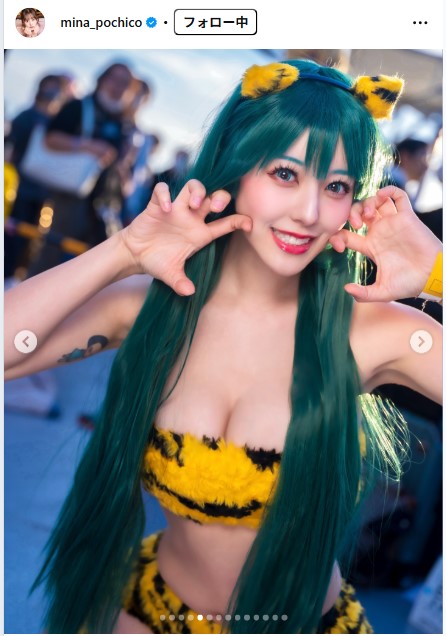 音羽美奈のインスタグラムから