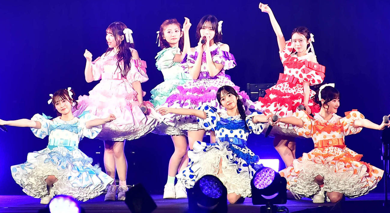「KAWAII LAB. COLLECTION produced by TGC」に出演したCUTIE STREET（撮影・松尾幸之介）