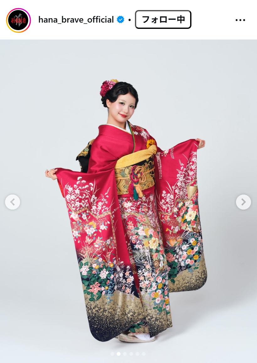 HANAのインスタグラムから