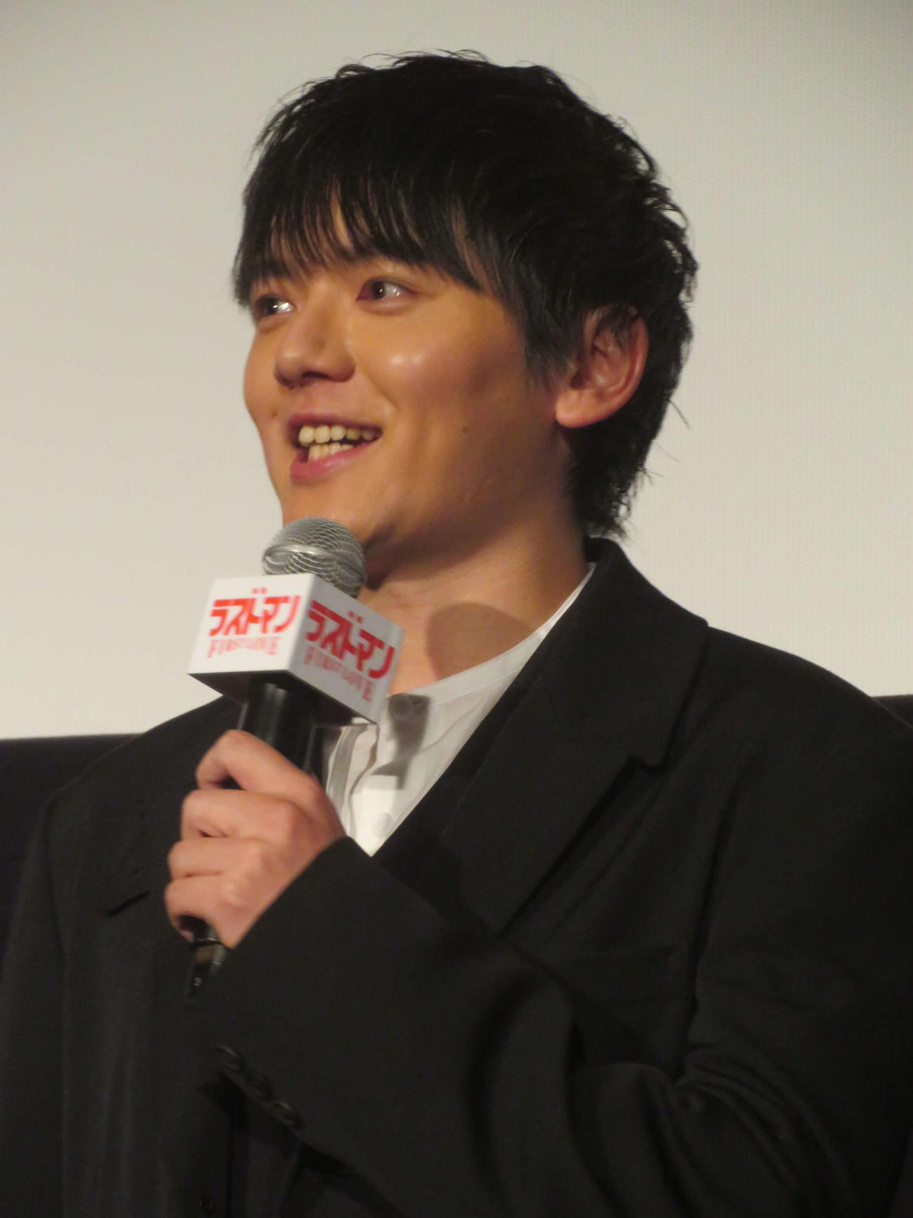 映画ラストマン－FIRST LOVE－」大ヒット御礼舞台あいさつに出席した濱田龍臣（撮影・川田和博）