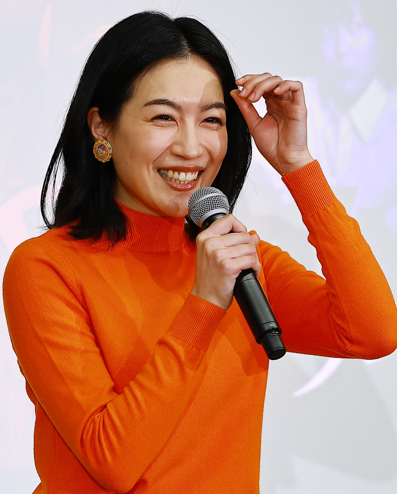 フジテレビのドラマ「ラムネモンキー」制作発表会見に登場した木竜麻生（撮影・野上伸悟）