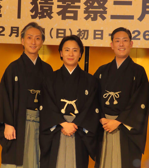 中村勘九郎「うれしい」　七之助「父も喜んでいる」　初代舞鶴襲名する鶴松に寄せる言葉