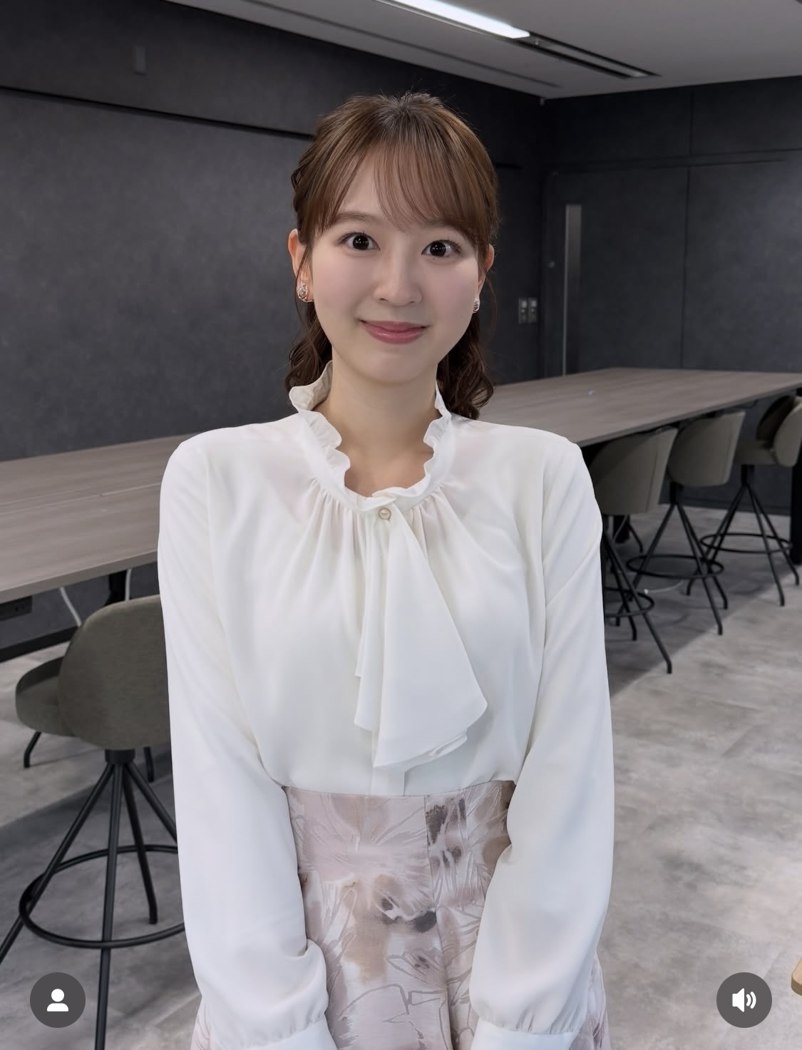 佐々木若葉アナのインスタグラムから