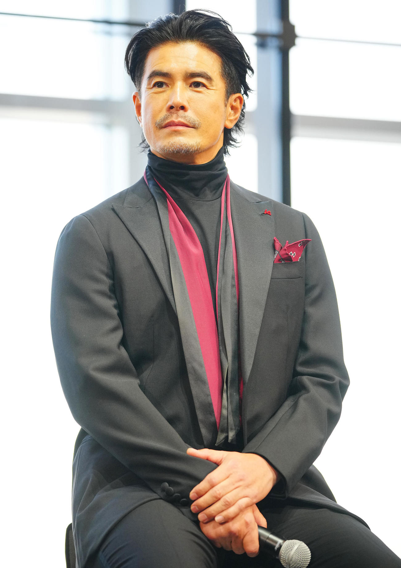 TBS日曜劇場「リブート」制作発表会見に登壇する伊藤英明（撮影・垰建太）