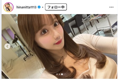 新田妃奈のインスタグラムから