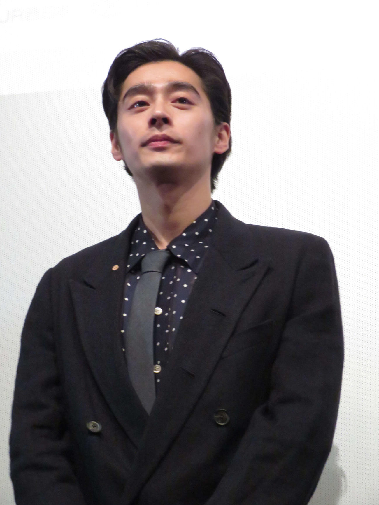 「MIRRORLIAR FILMS Season8」公開直前舞台あいさつに登壇した濱尾ノリタカ（撮影・村上幸将）