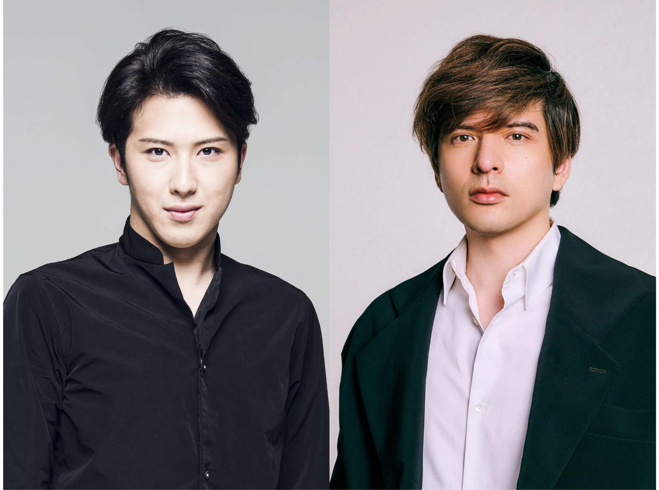 ミュージカル「RRR」に主演する尾上松也（左）、城田優
