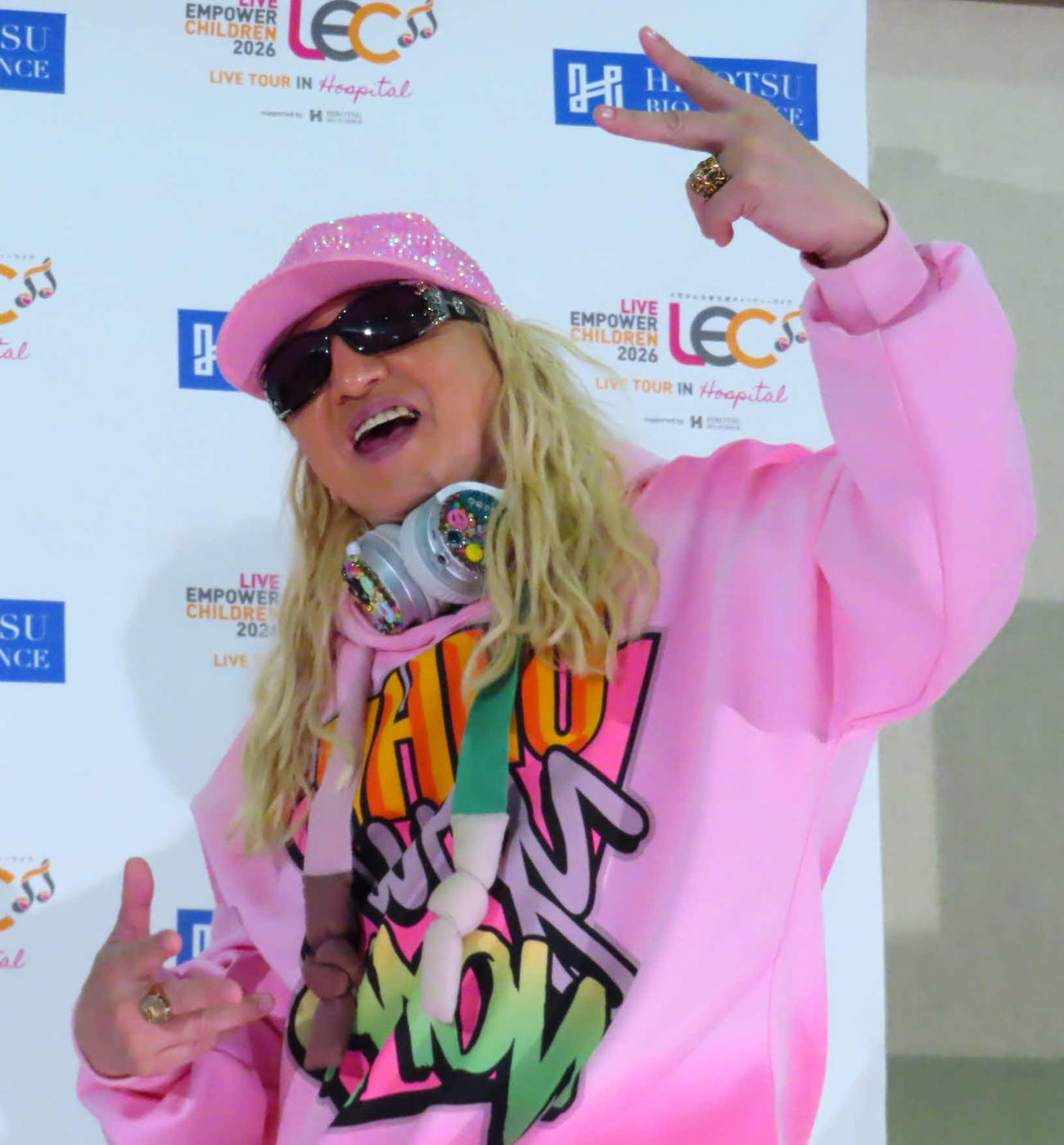チャリティーライブ「LIVE EMPOWER CHILDREN 2026 LIVE IN HOSPITAL」に出演したDJ KOO