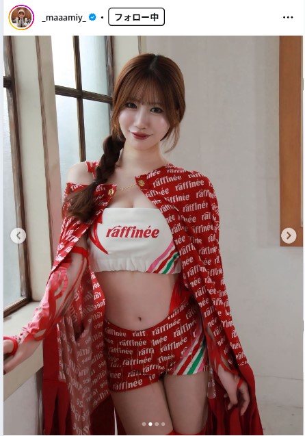 日南まみのインスタグラムから