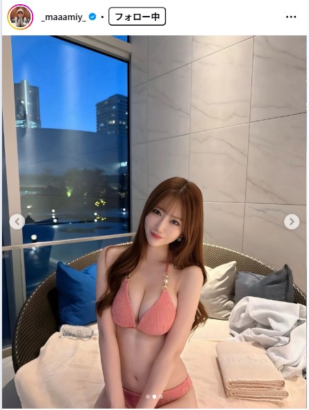 日南まみのインスタグラムから