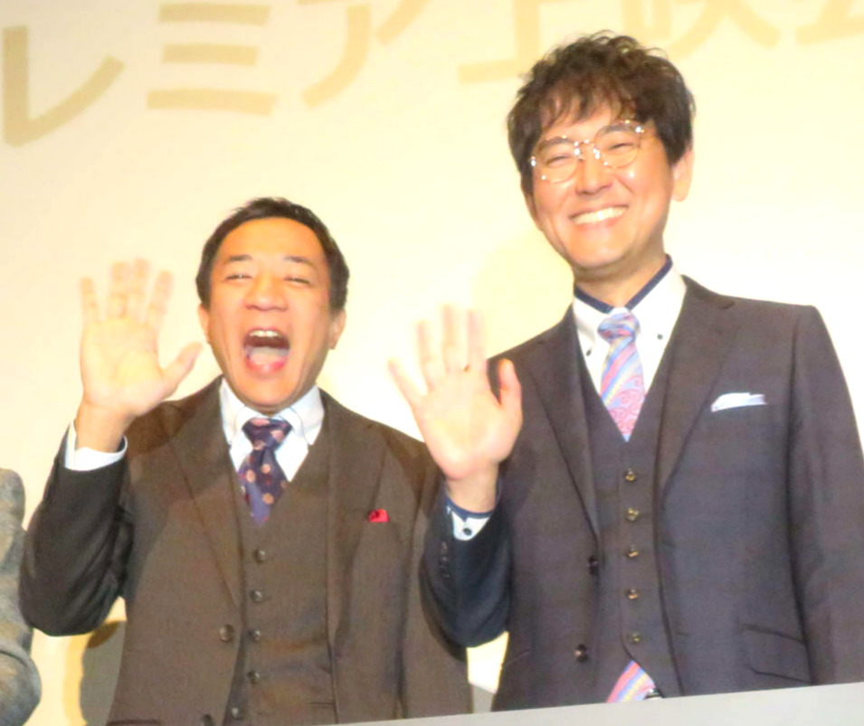 お笑いコンビのナイツ（2024年2月撮影）