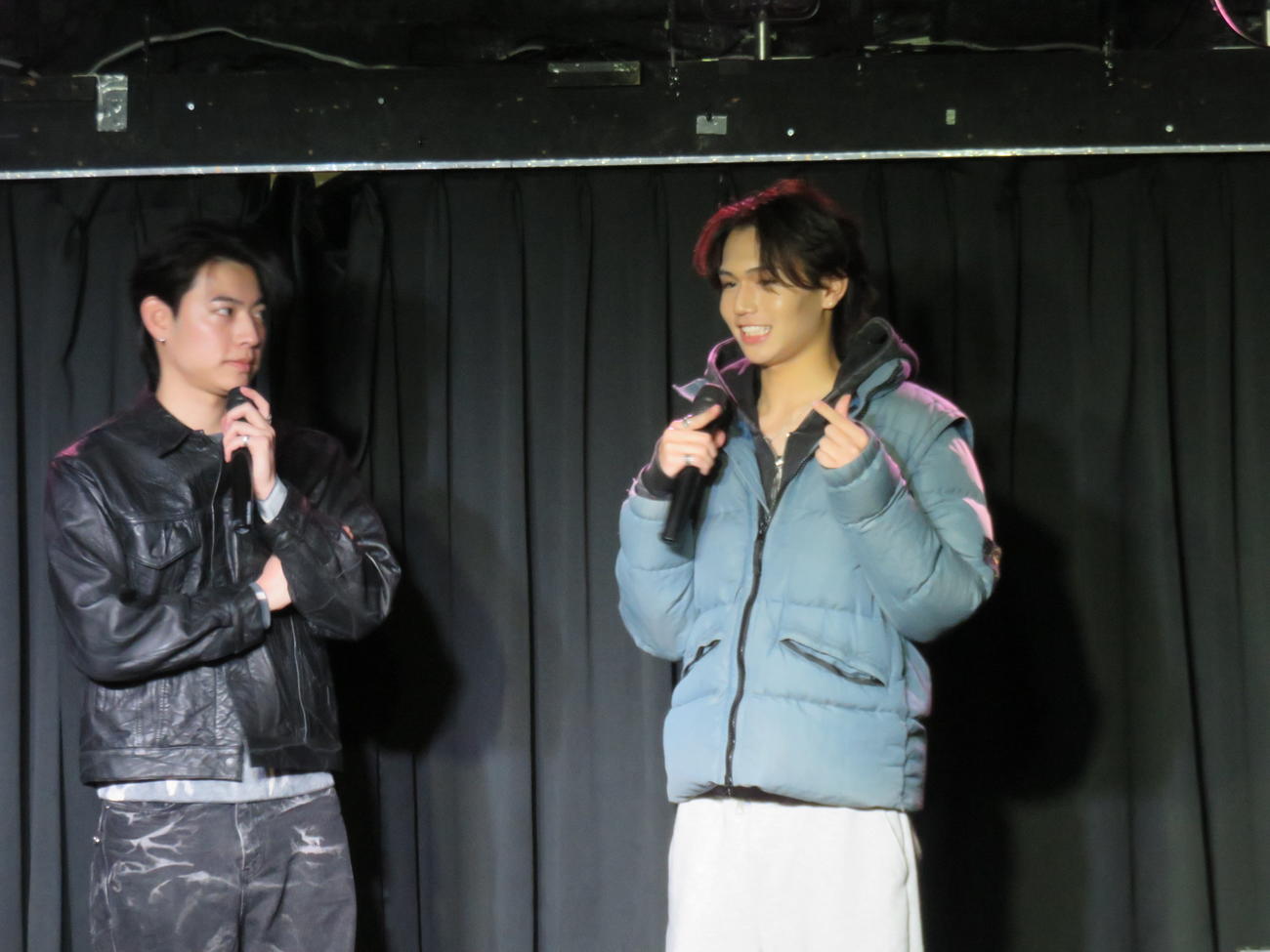 早川大輔（左）と倉上昊志