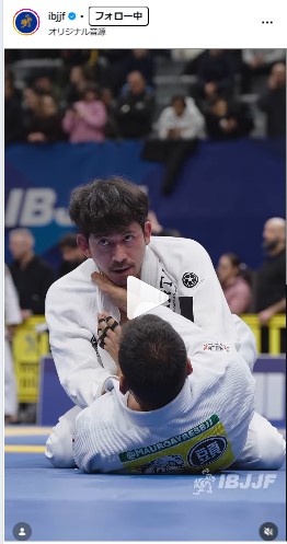 IBJJFのインスタグラムから