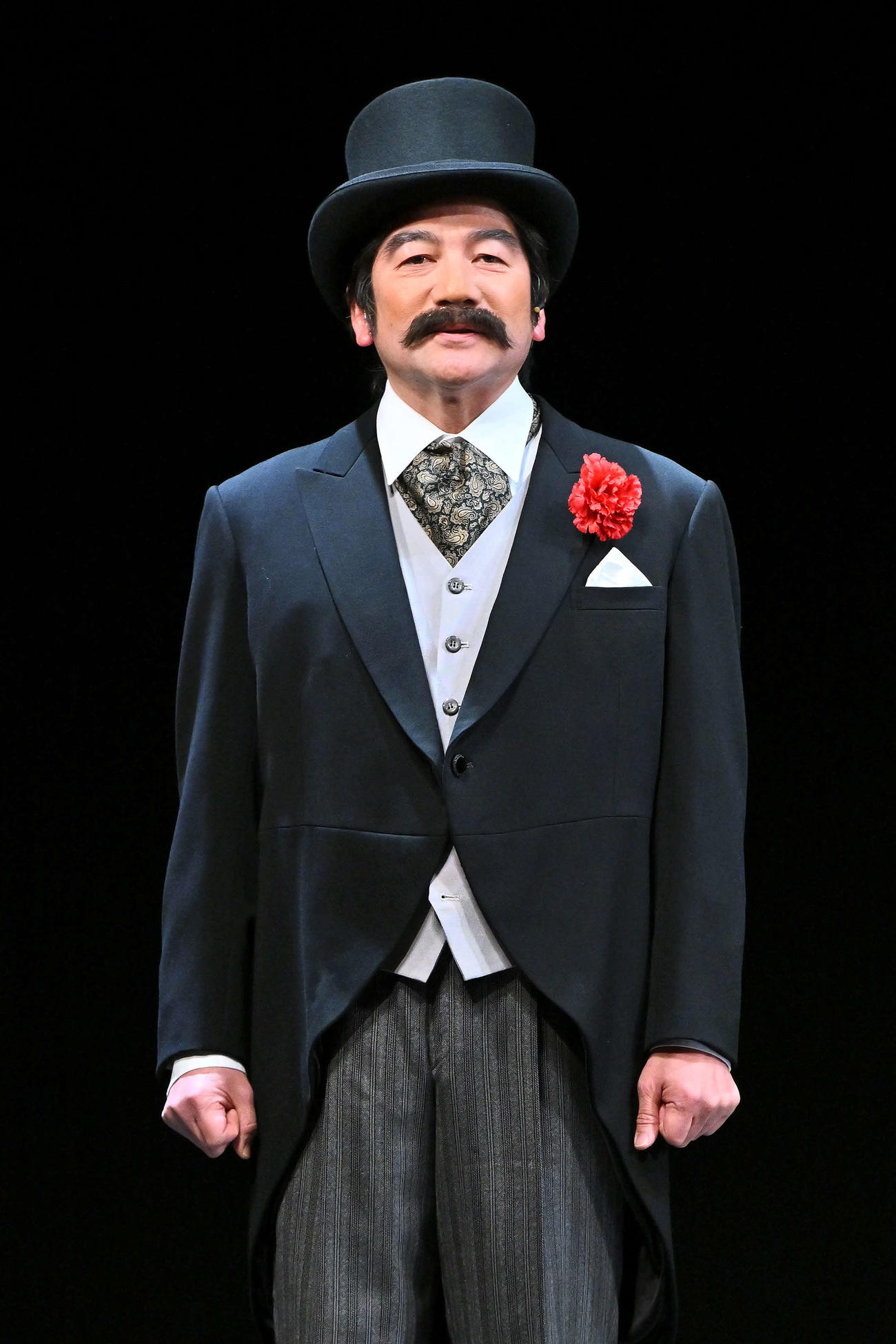 取材会で質問に答える玉置孝匡（撮影・滝沢徹郎）