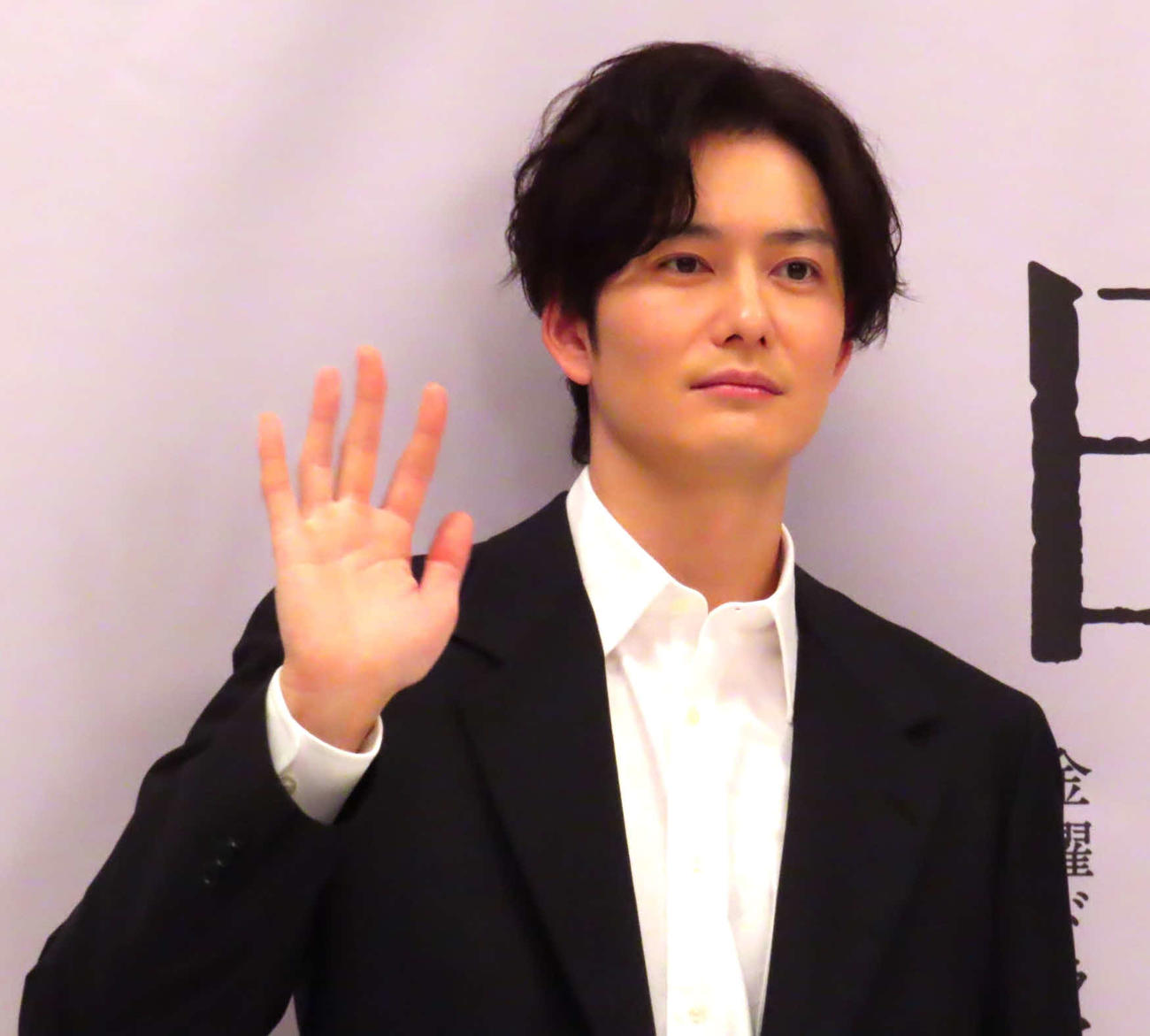 TBS系4月期金曜ドラマ「田鎖ブラザーズ」制作発表会見に出席した岡田将生