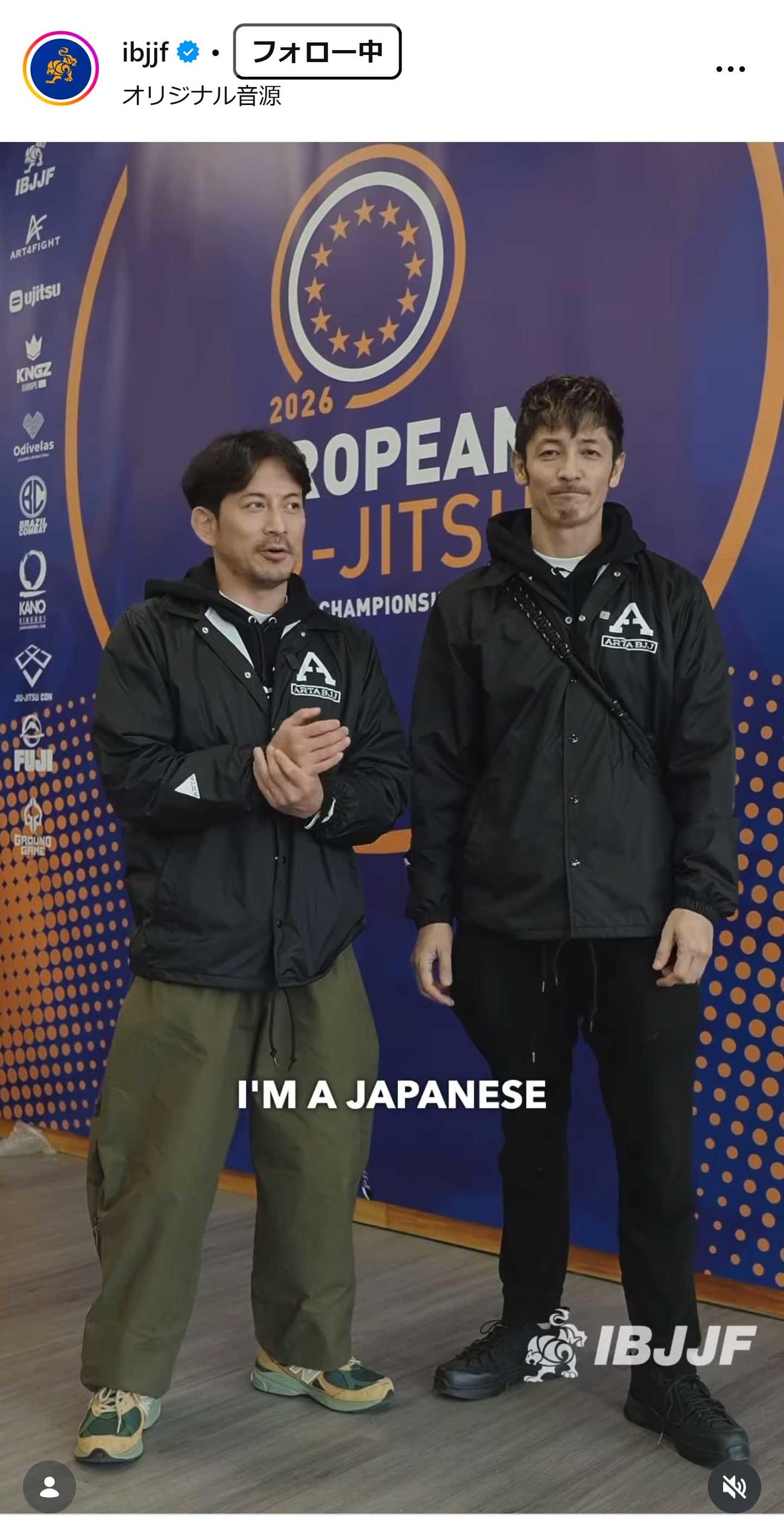 IBJJFのインスタグラムから