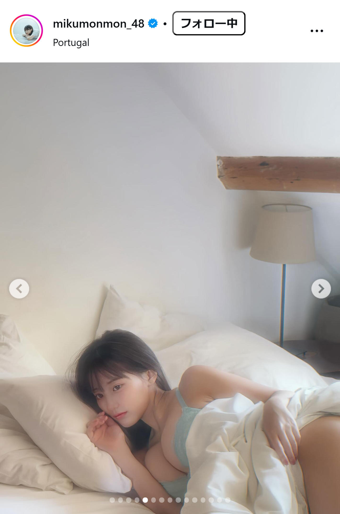 田中美久のインスタグラムから