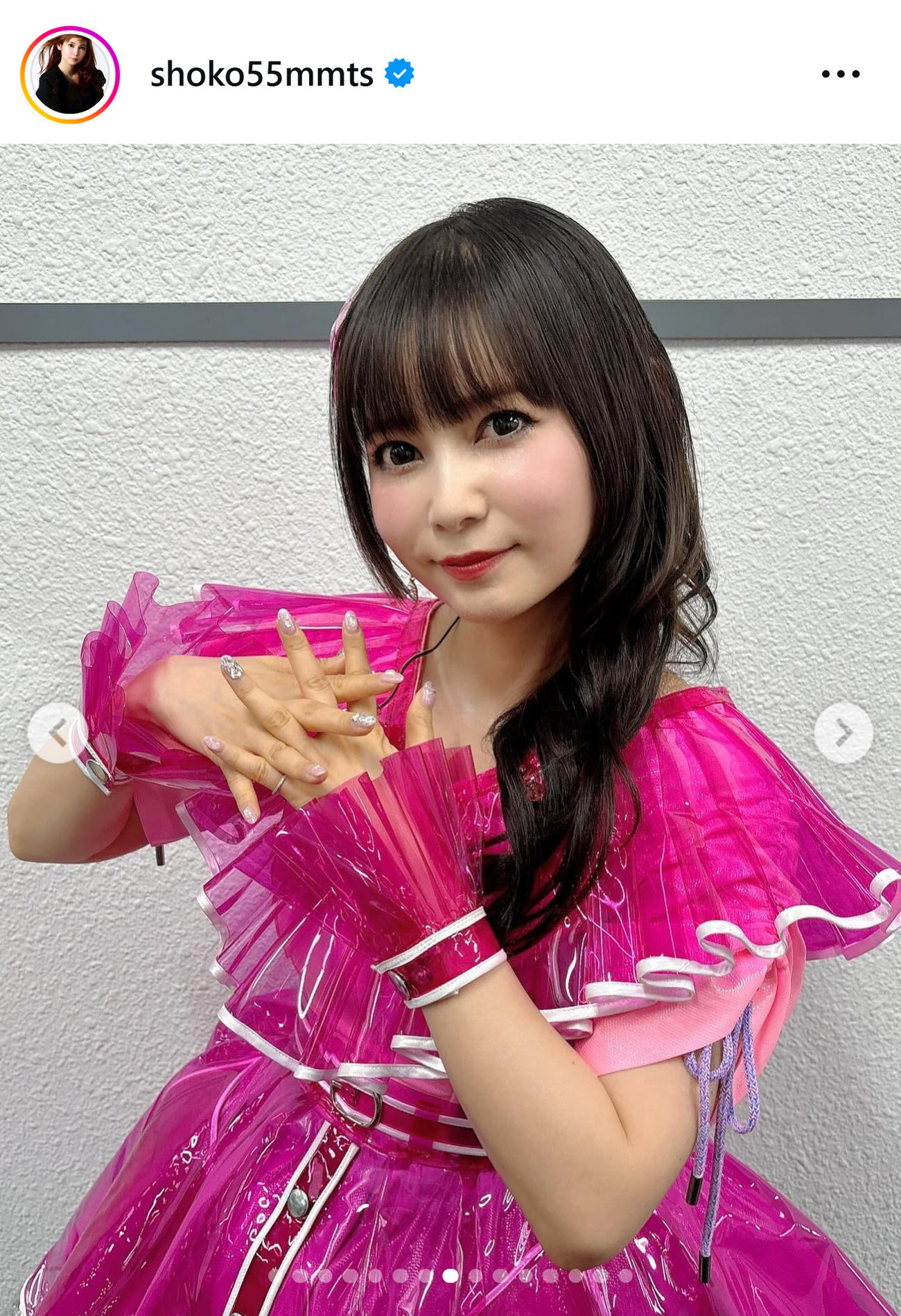 中川翔子のインスタグラムから