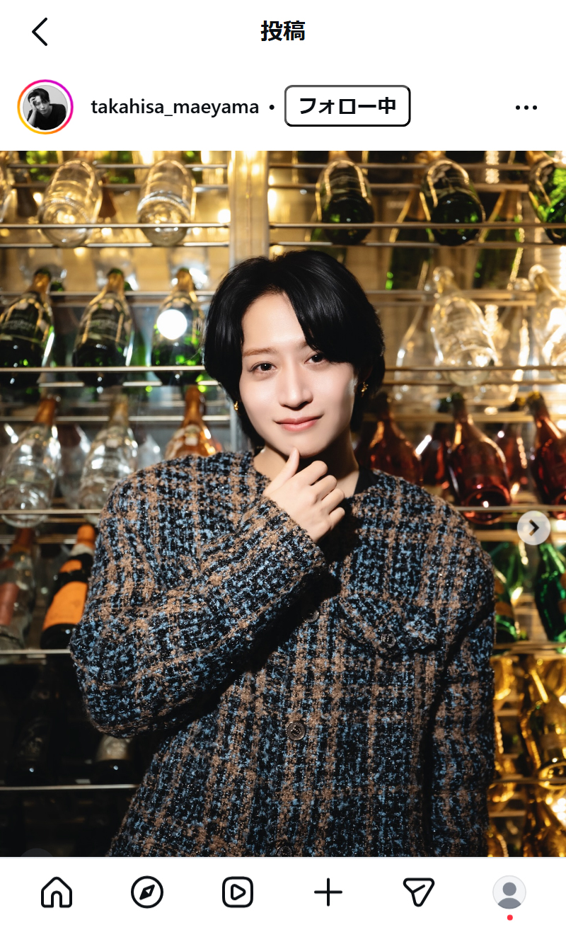 前山剛久さんのインスタグラムから
