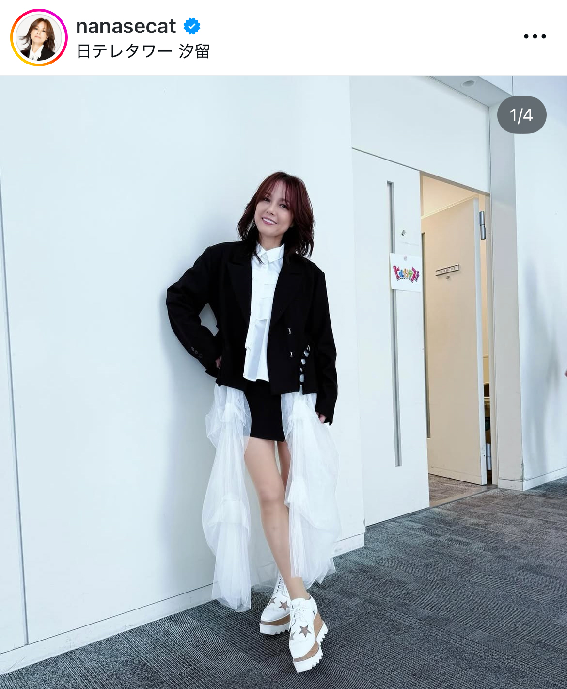 相川七瀬のインスタグラムから
