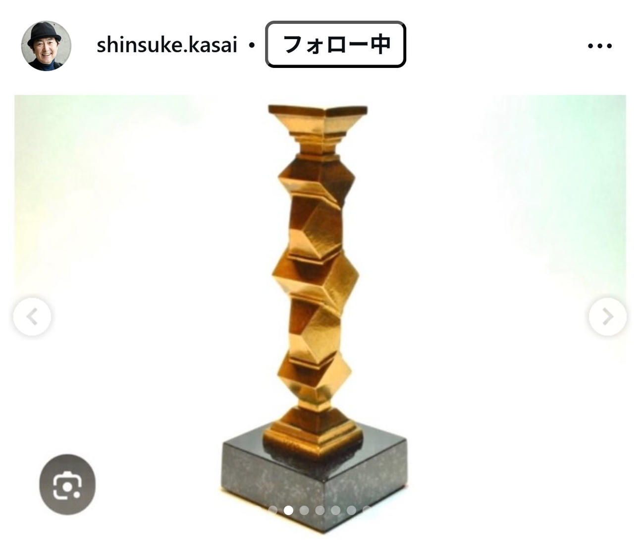 笠井信輔のインスタグラムから