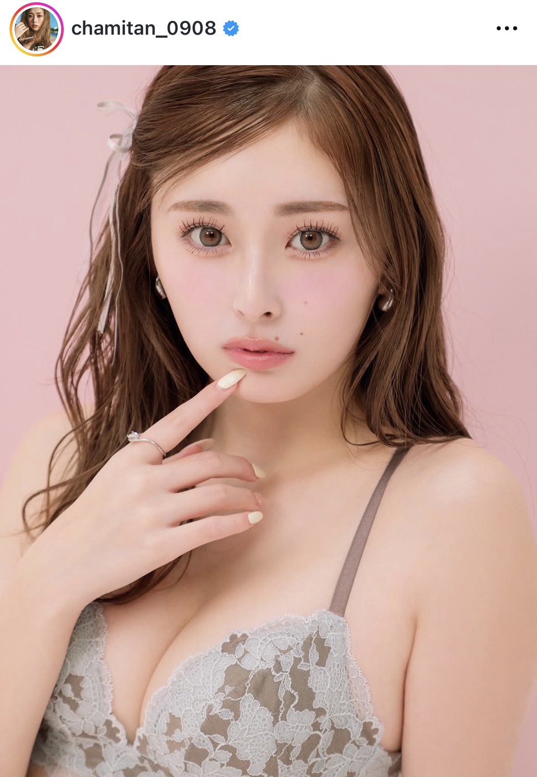 ゆうちゃみのインスタグラムから