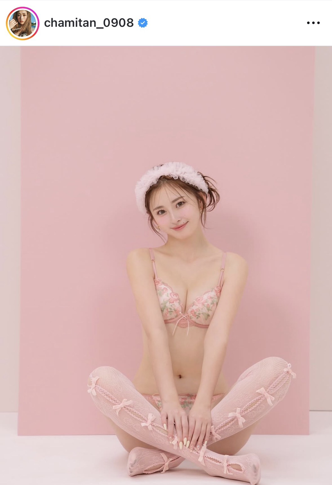 ゆうちゃみのインスタグラムから