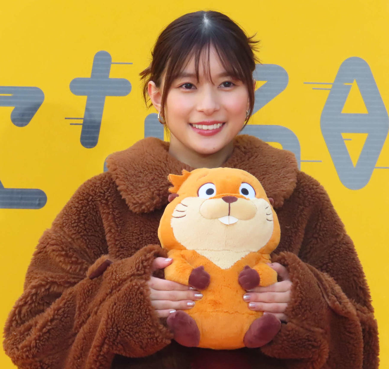 「私がビーバーになる時」メイベル役声優発表イベントに出席した芳根京子