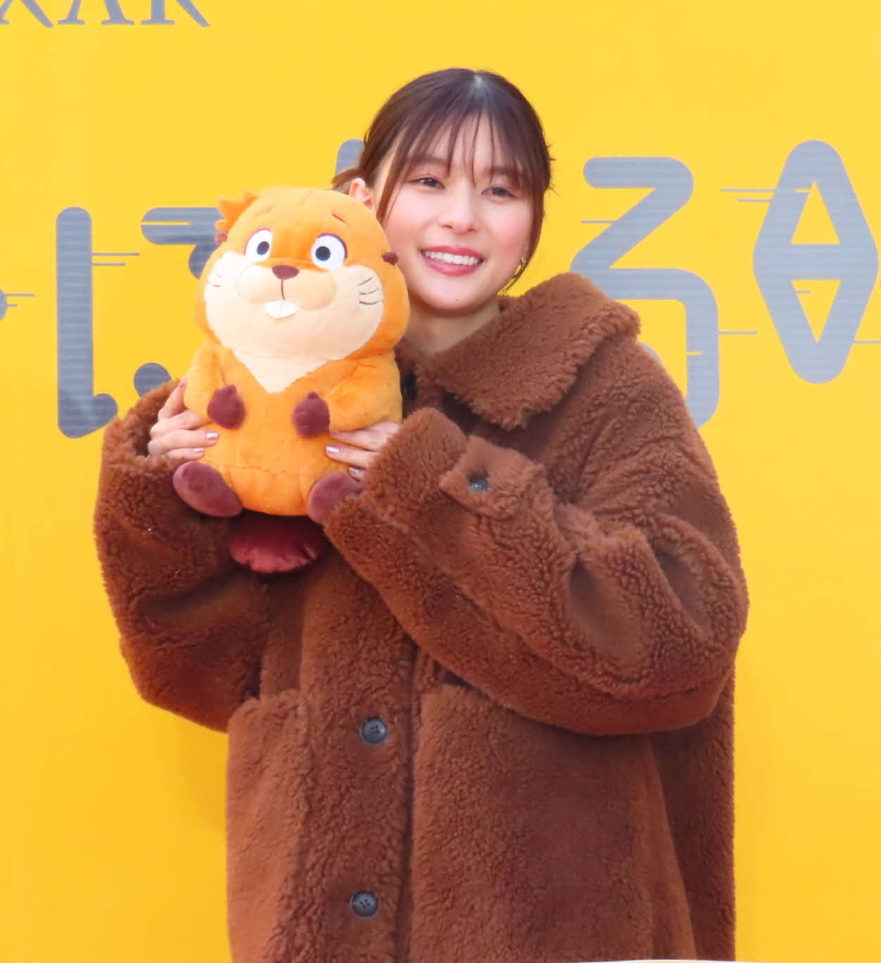 「私がビーバーになる時」メイベル役声優発表イベントに出席した芳根京子
