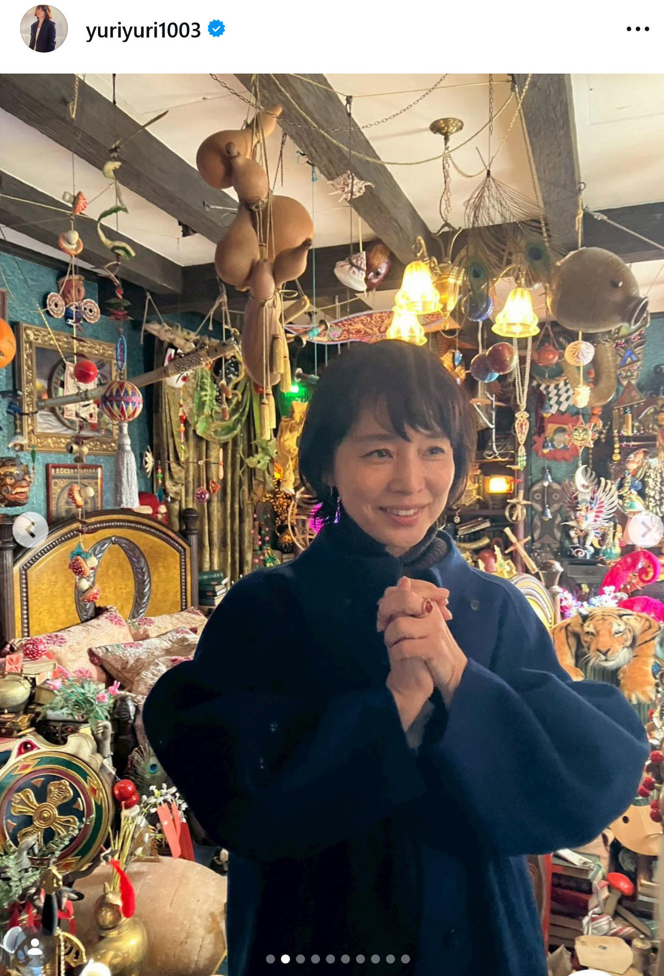 石田ゆり子のインスタグラムから
