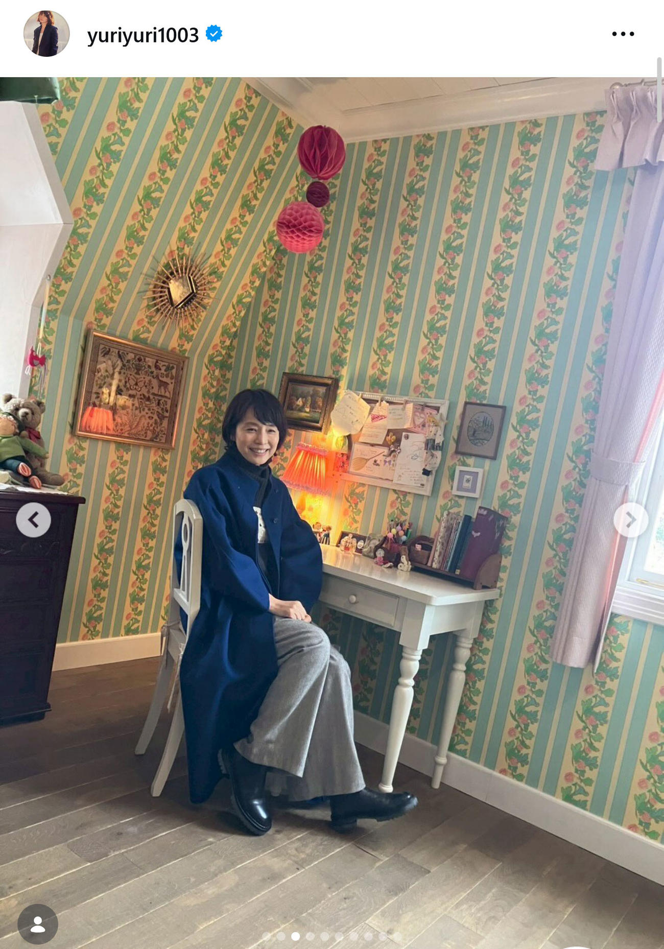 石田ゆり子のインスタグラムから