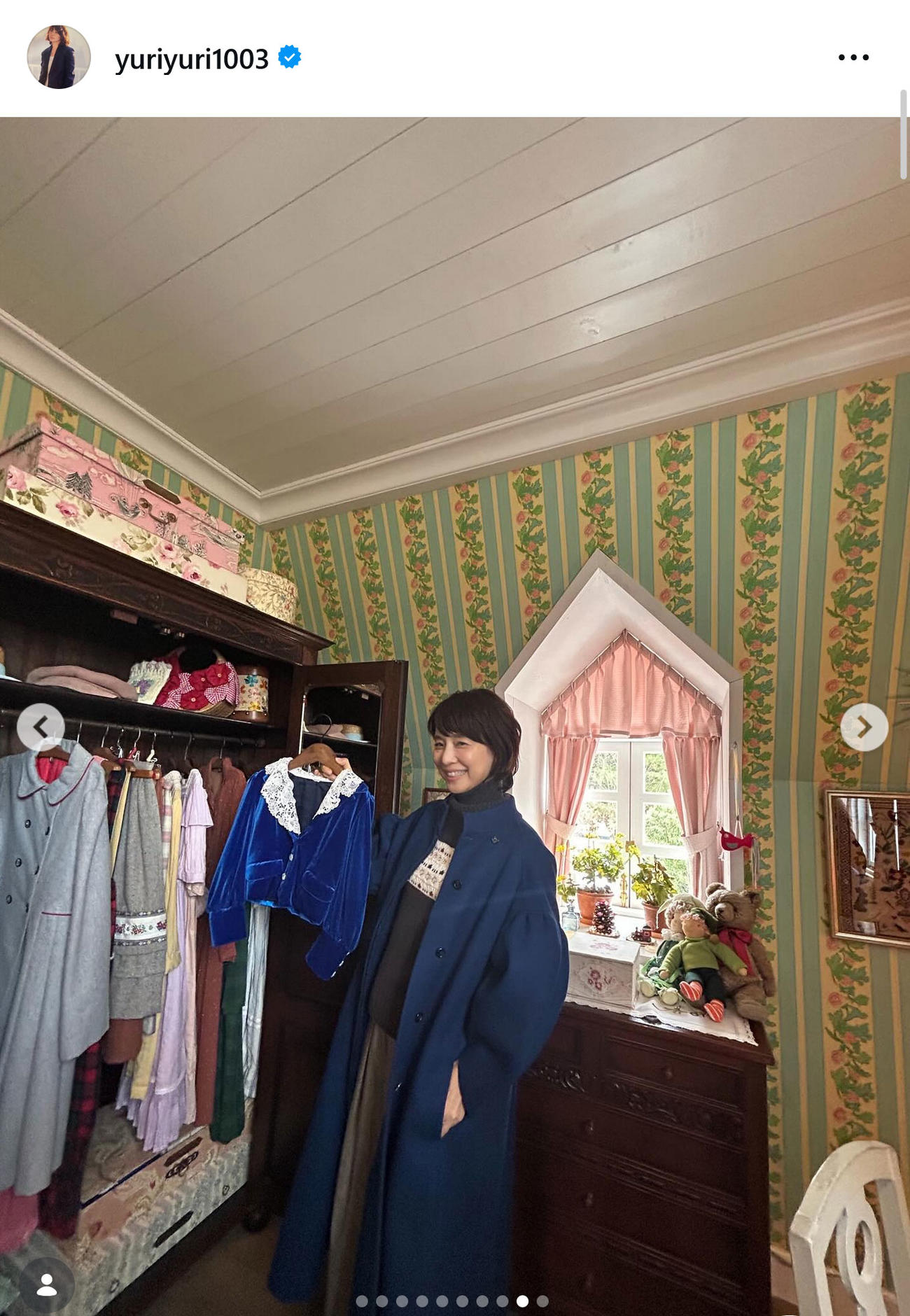 石田ゆり子のインスタグラムから