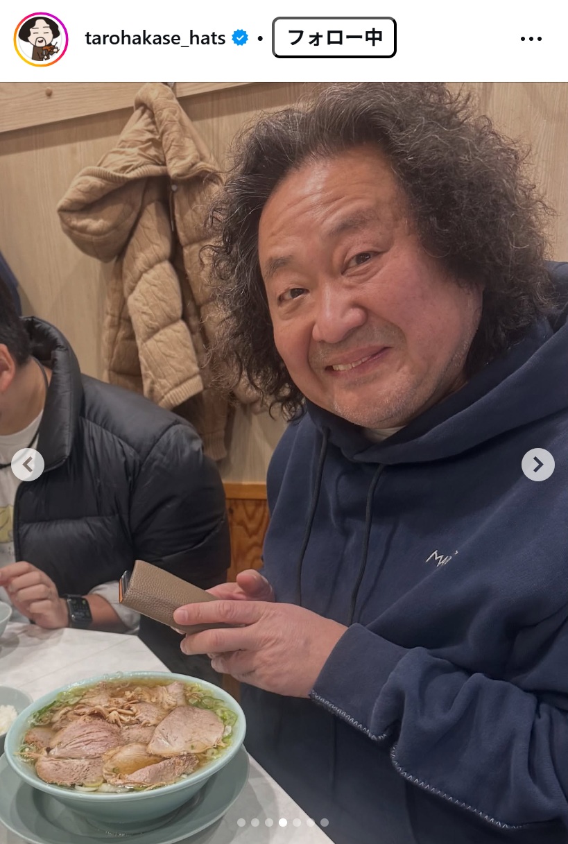 葉加瀬太郎のインスタグラムから
