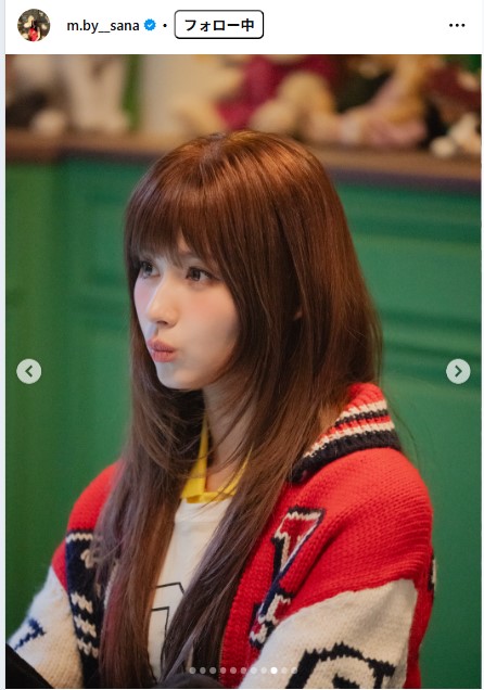 TWICEサナのインスタグラムから